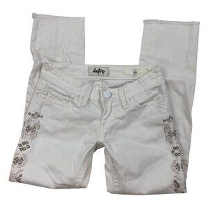 Daytrip Leo Raw hem crop jeans Aztec Women's size 25